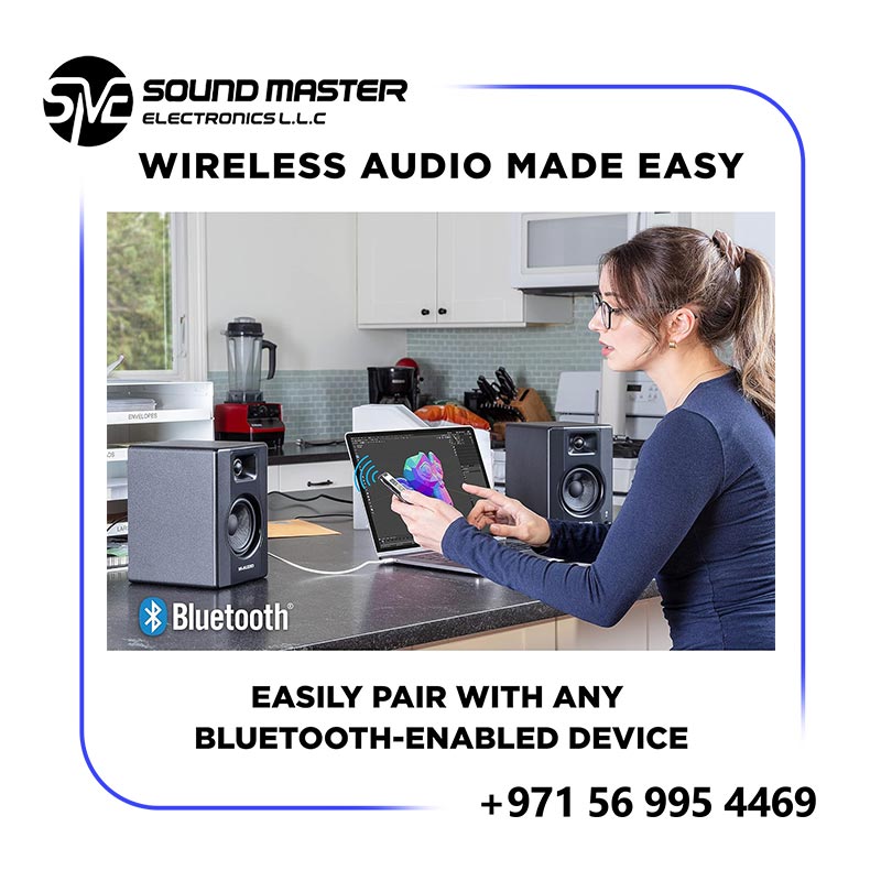 S3 M-Audio BX3BT Pair 3.5" 120W Studio Monitors and PC Speakers with Bluetooth