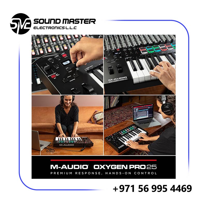 S3 M-Audio Oxygen Pro 25-25 Key USB MIDI Keyboard Controller