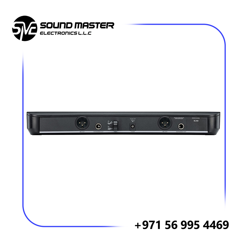 S3 Shure BLX1288/SM31 Wireless Microphone System - Includes Handheld & Headset Mics, Dual Channel Receiver