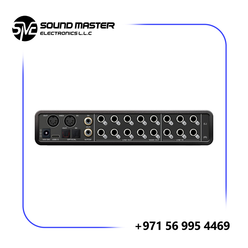 S3 MOTU UltraLite-mk5 18x22 USB-C Audio/MIDI Interface with mixing and effects