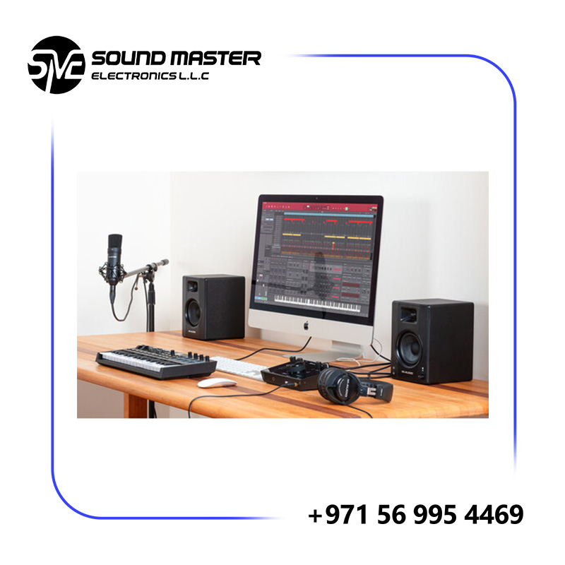 S4 M-Audio BX3BT Pair 3.5" 120W Studio Monitors and PC Speakers with Bluetooth