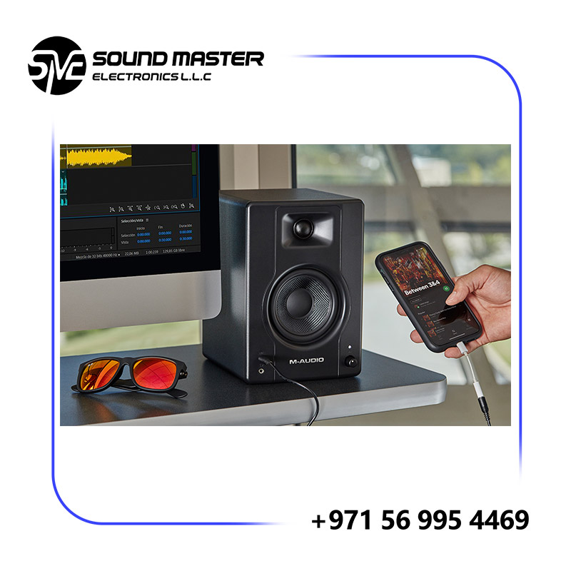 S4 M-Audio BX4 Pair 4.5" 120W Studio Monitors and PC Speakers