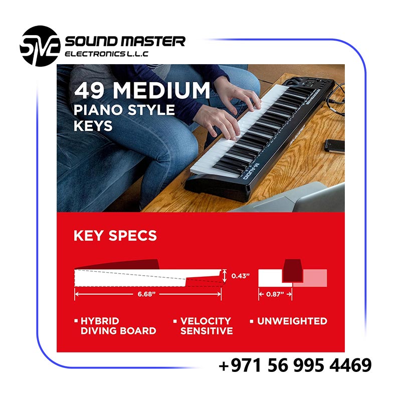 S4 M-Audio Keystation 49 MK3 49-Key USB-Powered MIDI Keyboard Controller