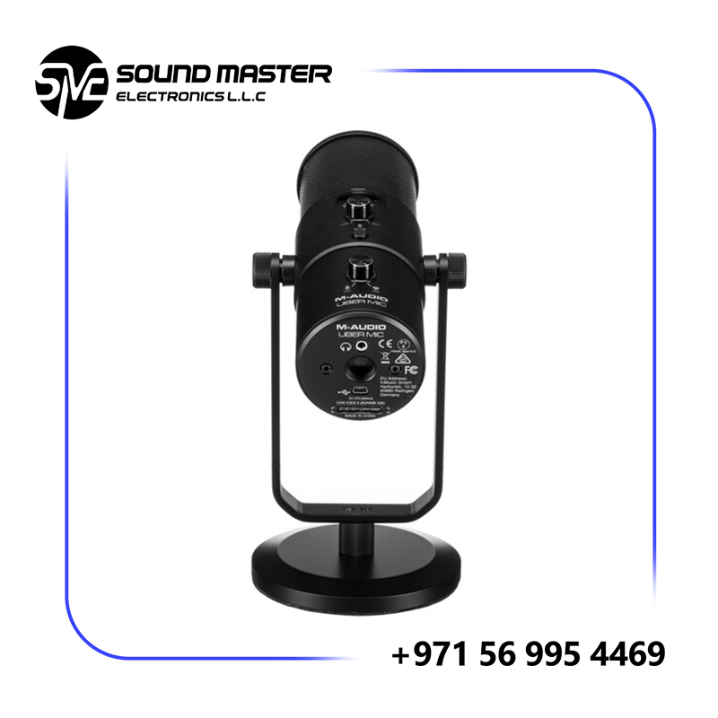 S4 M-Audio Uber Mic USB Condenser Microphone with Headphone Output