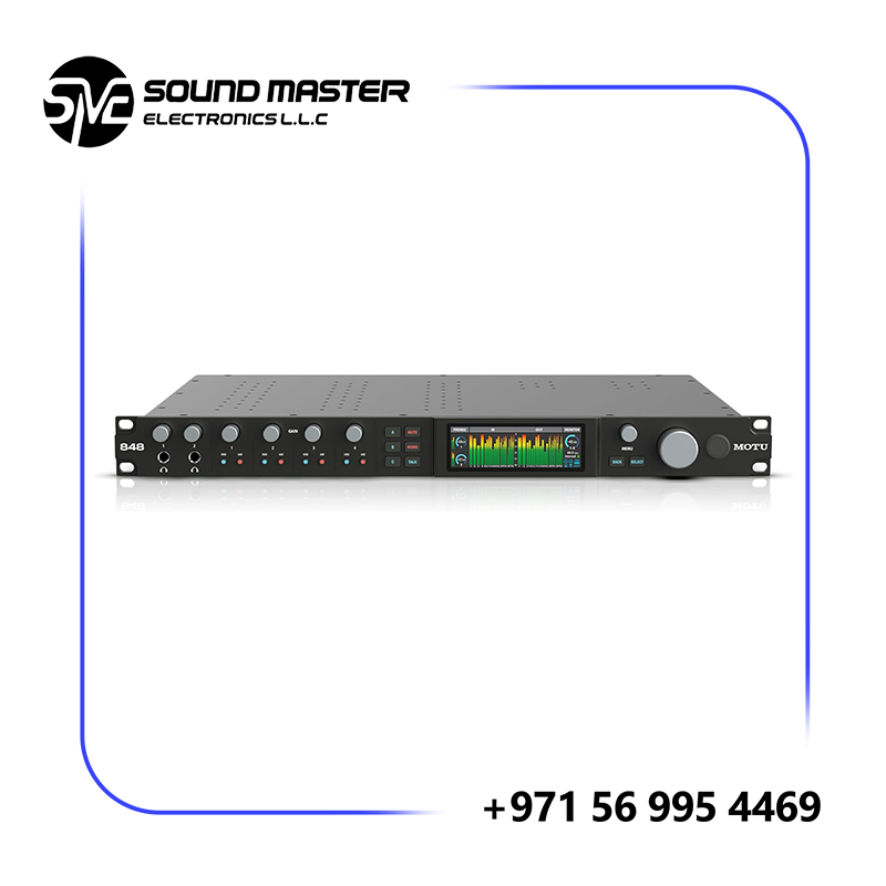 S4 MOTU 828 28 x 32 USB3 audio interface for Mac, Windows and iOS with mixing and effects