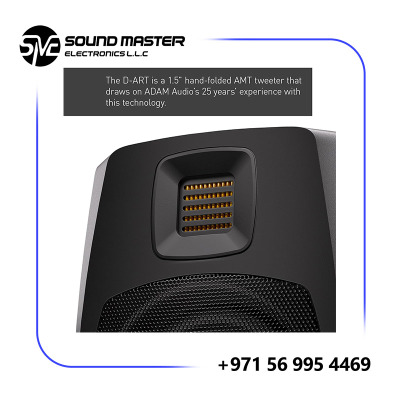 S5 ADAM Audio D3V Active Desktop Monitoring System (Pair, Black)