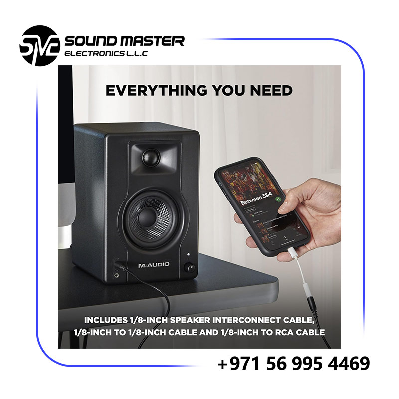 S5 M-Audio BX3 Graphite 3.5" 20W Active Studio Monitors (Pair)