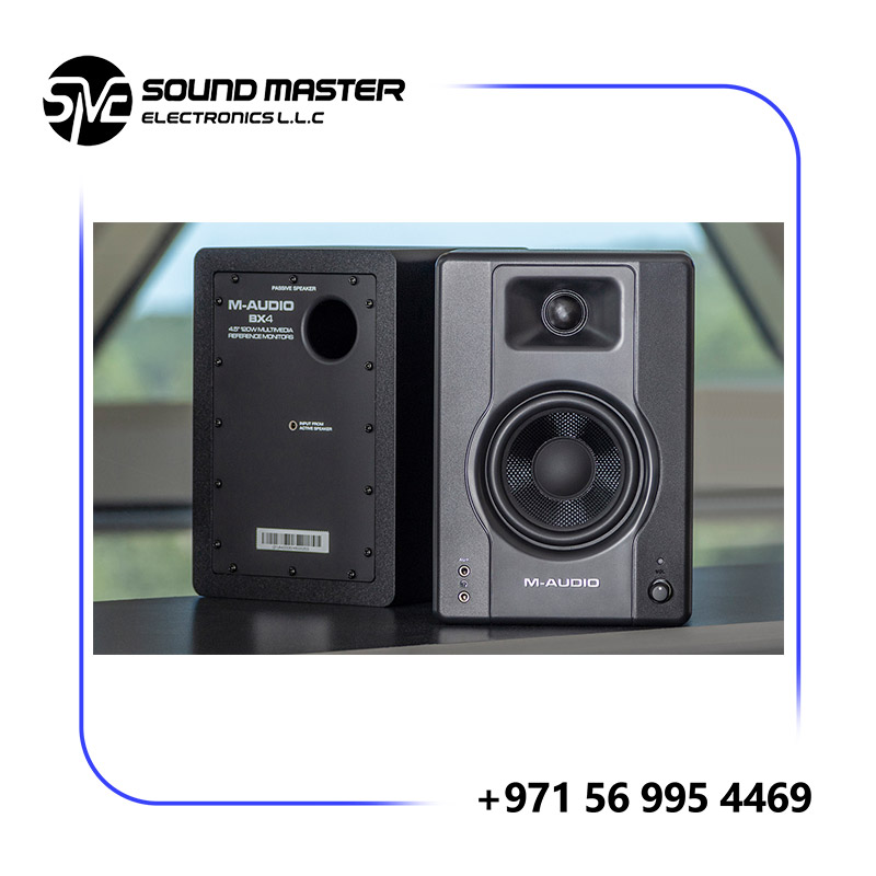S5 M-Audio BX4 Pair 4.5" 120W Studio Monitors and PC Speakers