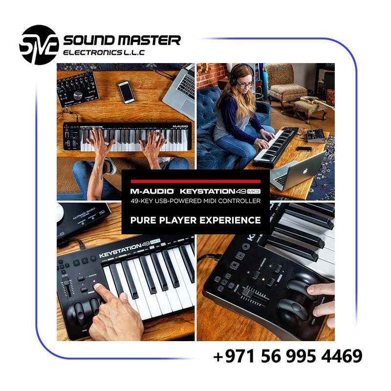 S5 M-Audio Keystation 49 MK3 49-Key USB-Powered MIDI Keyboard Controller