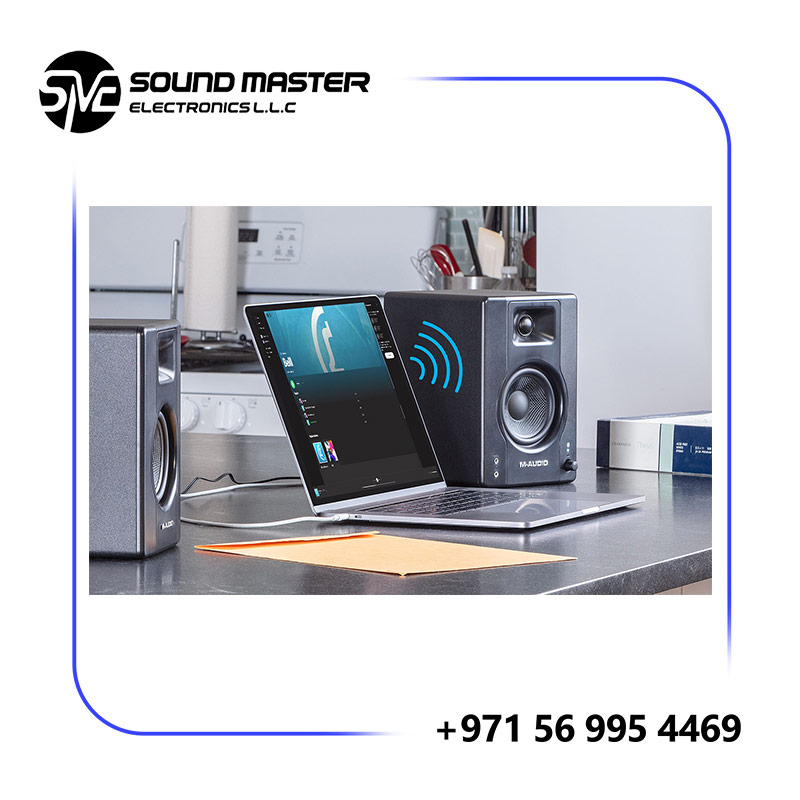 S6 M-Audio BX3BT Pair 3.5" 120W Studio Monitors and PC Speakers with Bluetooth