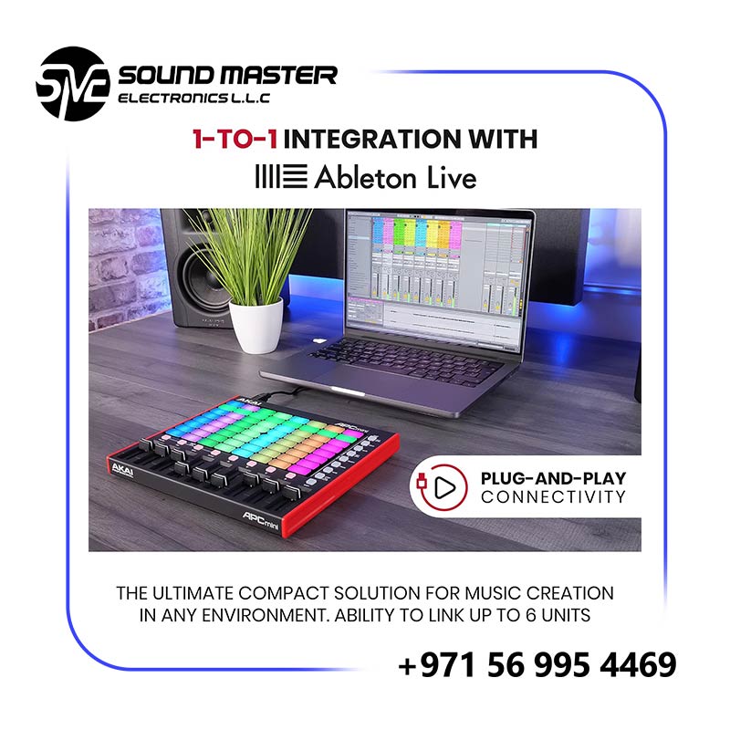 S7 Akai Professional APC Mini MK2 - USB MIDI Pad Controller for Ableton Live