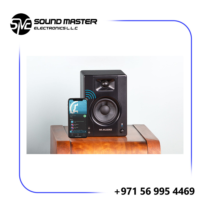 S7 M-Audio BX3BT Pair 3.5" 120W Studio Monitors and PC Speakers with Bluetooth