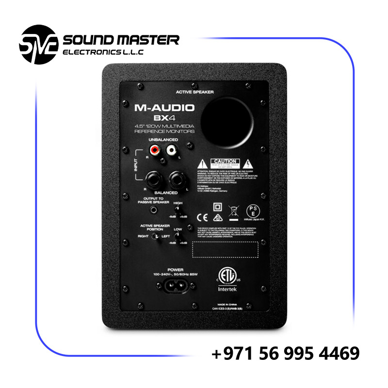 S7 M-Audio BX4 Pair 4.5" 120W Studio Monitors and PC Speakers