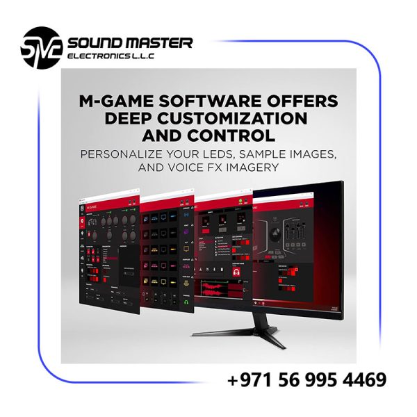 M-Audio M-GAME Solo USB Audio Interface Mixer for Streaming and Gaming ...