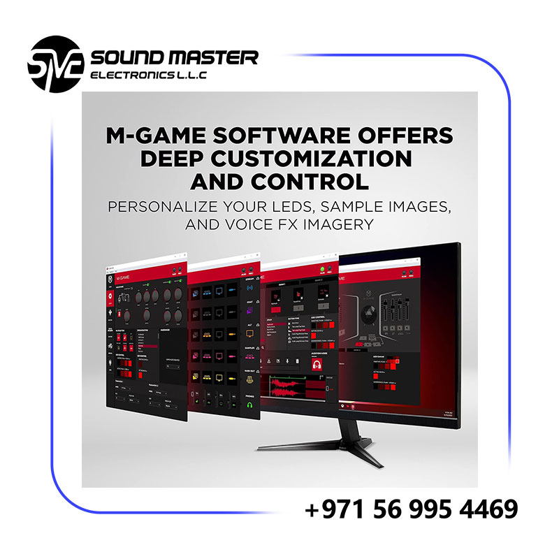 S8 M-Audio M-GAME Solo USB Audio Interface Mixer for Streaming and Gaming