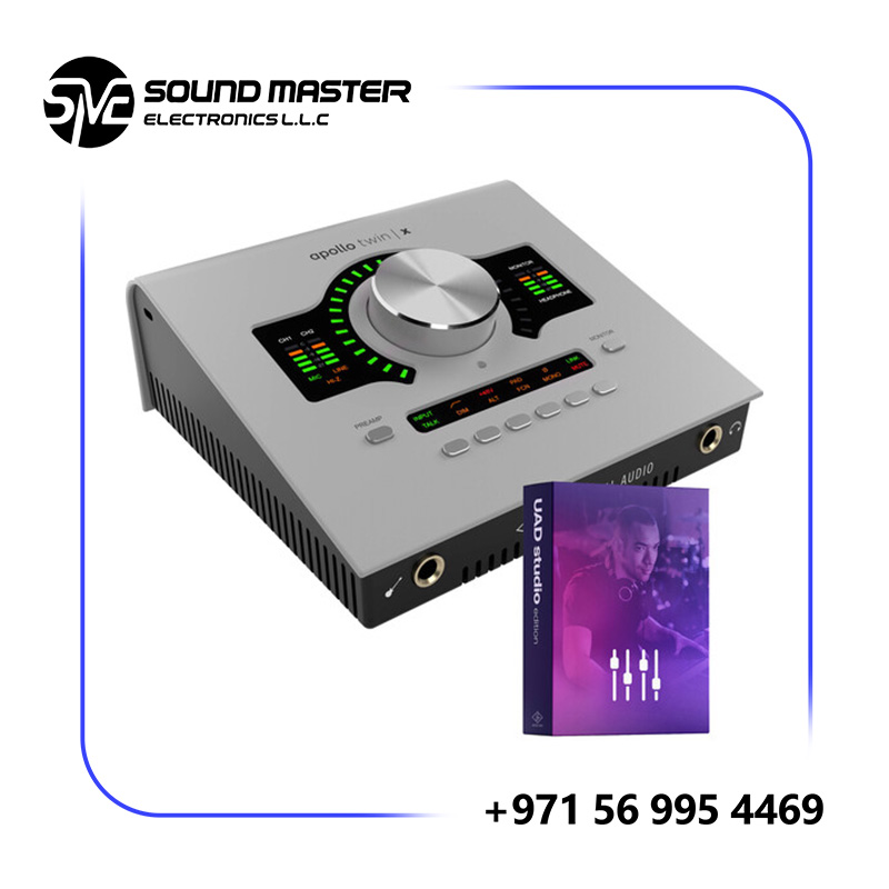 Universal Audio Apollo Twin X QUAD Gen 2 Studio + Edition Thunderbolt 3 Audio Interface