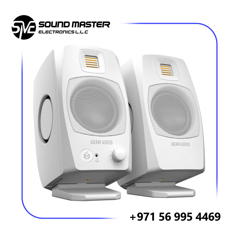 SS3 ADAM Audio D3V Active Desktop Monitoring System (Pair, White)