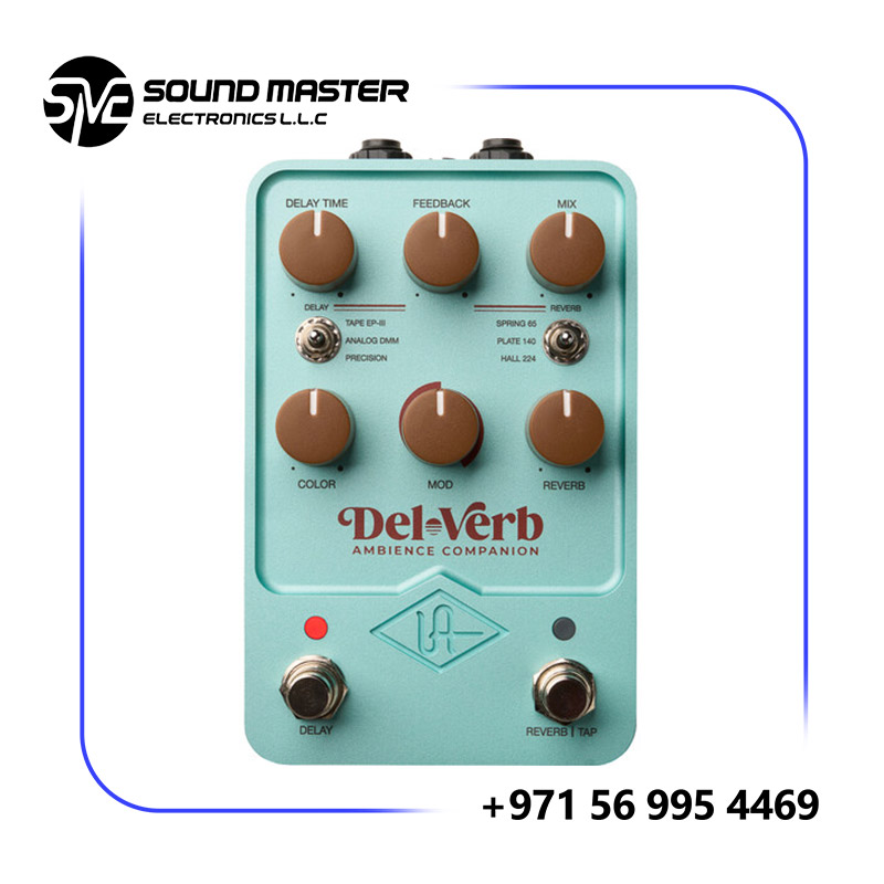 Universal Audio Del-Verb Ambience Companion Reverb and Delay Pedal