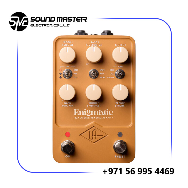 Universal Audio UAFX Enigmatic '82 Overdrive Special Amp Modeling Pedal