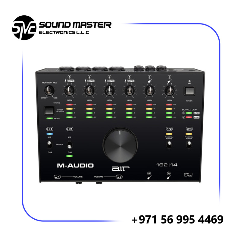 M-Audio AIR 192|14 Desktop 8x4 USB Type-C Audio/MIDI Interface