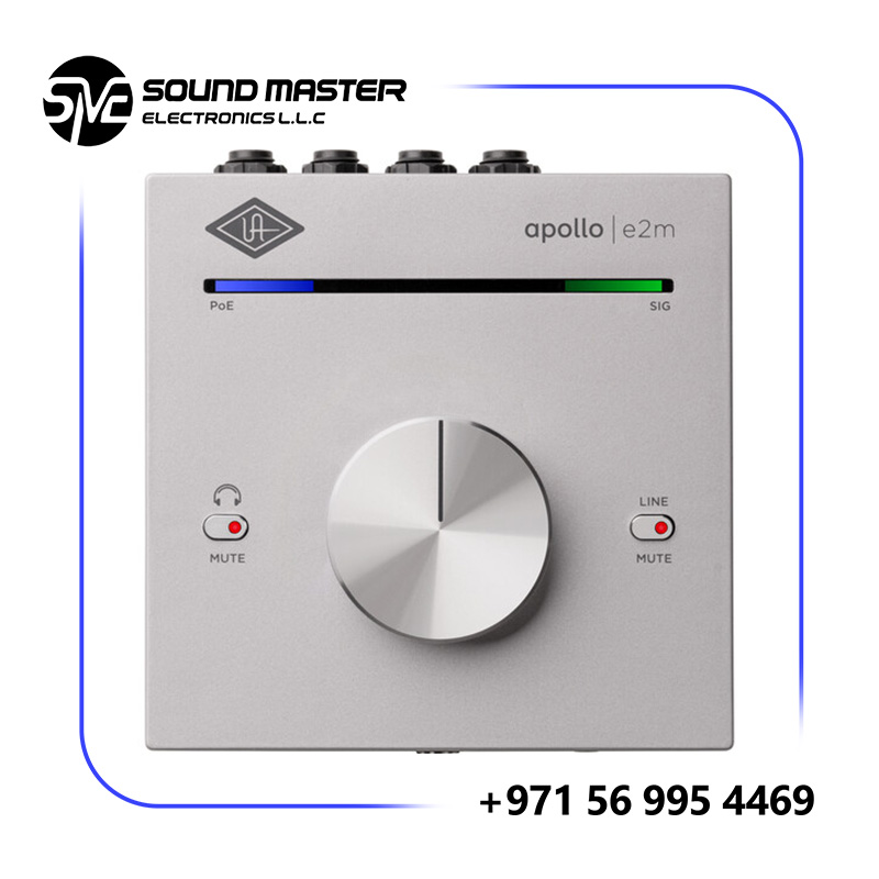 Universal Audio Apollo e2m Stereo Headphone Amp and Line Interface with Dante