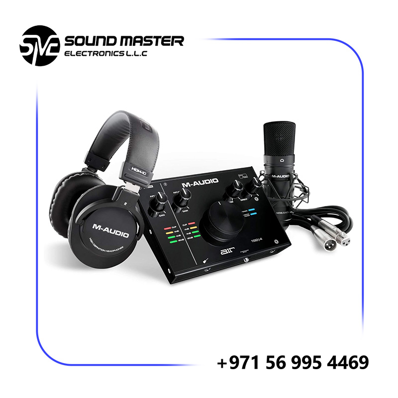 M-Audio Air 192|4 Vocal Studio Pro Desktop 2x2 USB Type-C Audio Interface with Mic and Headphones