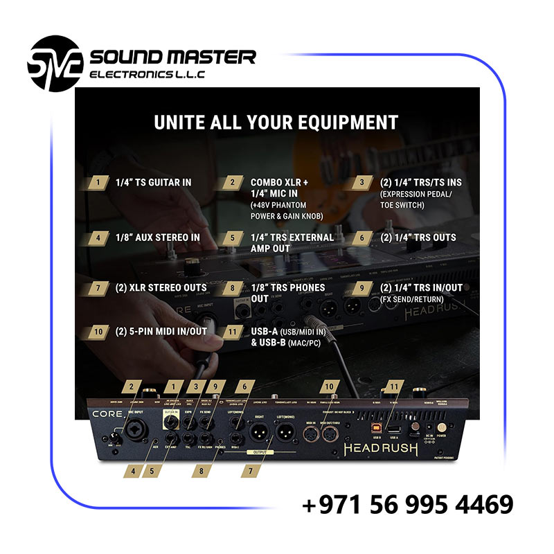 s8 HeadRush Core Amplifier Modeler and Multi-FX Pedal