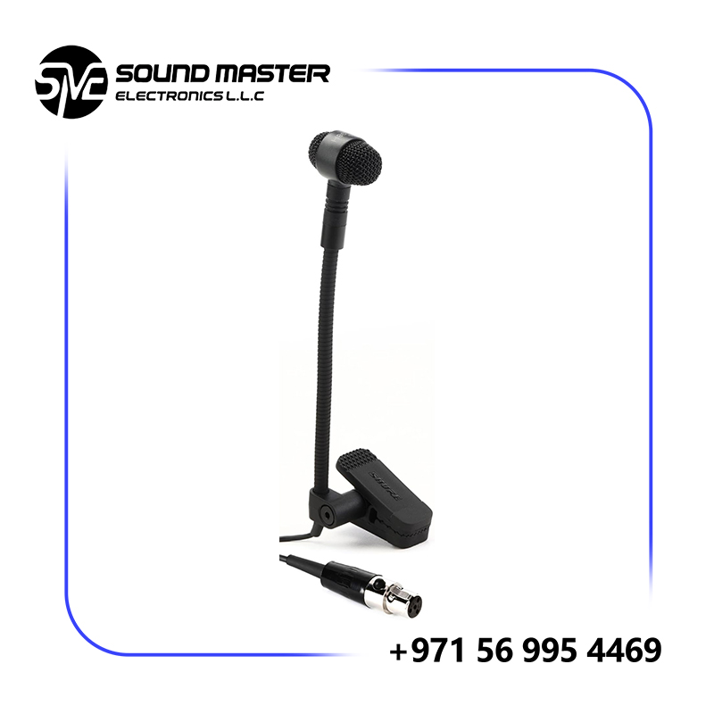 Shure PGA98H-TQG Clip-On Cardioid Condenser Horn Mic with TA4F