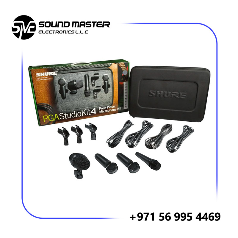 Shure PGAStudioKit4 4-Piece Studio Microphone Kit