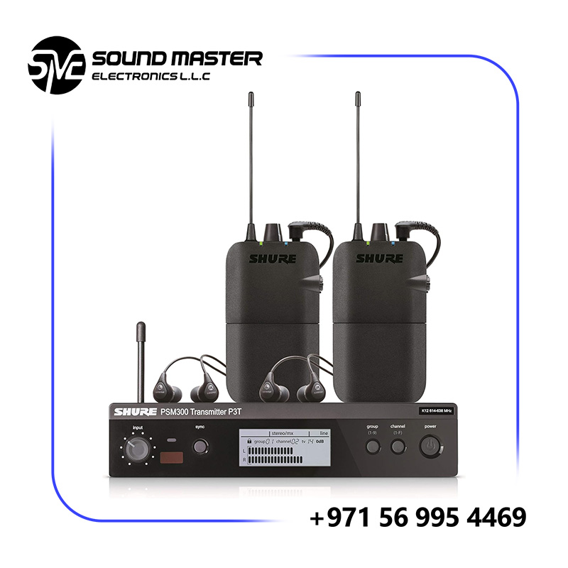 Shure PSM300 Twin-Pack P3TR112TW Wireless In-Ear Monitor Kit