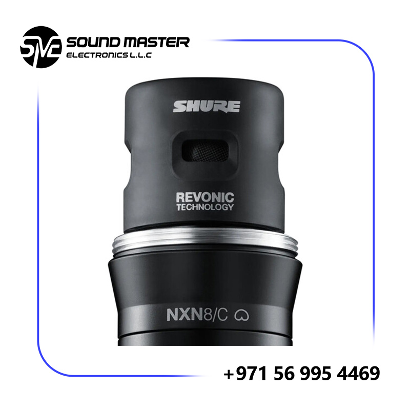S2 Shure Nexadyne 8/C Cardioid Revonic Handheld Vocal Microphone (Black)