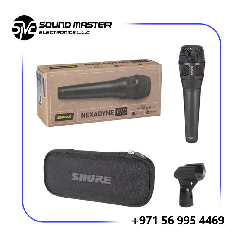 S3 Shure Nexadyne 8/C Cardioid Revonic Handheld Vocal Microphone (Black)