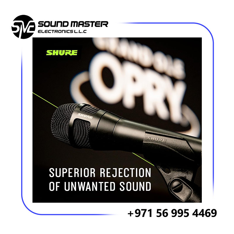 S6 Shure Nexadyne 8/C Cardioid Revonic Handheld Vocal Microphone (Black)