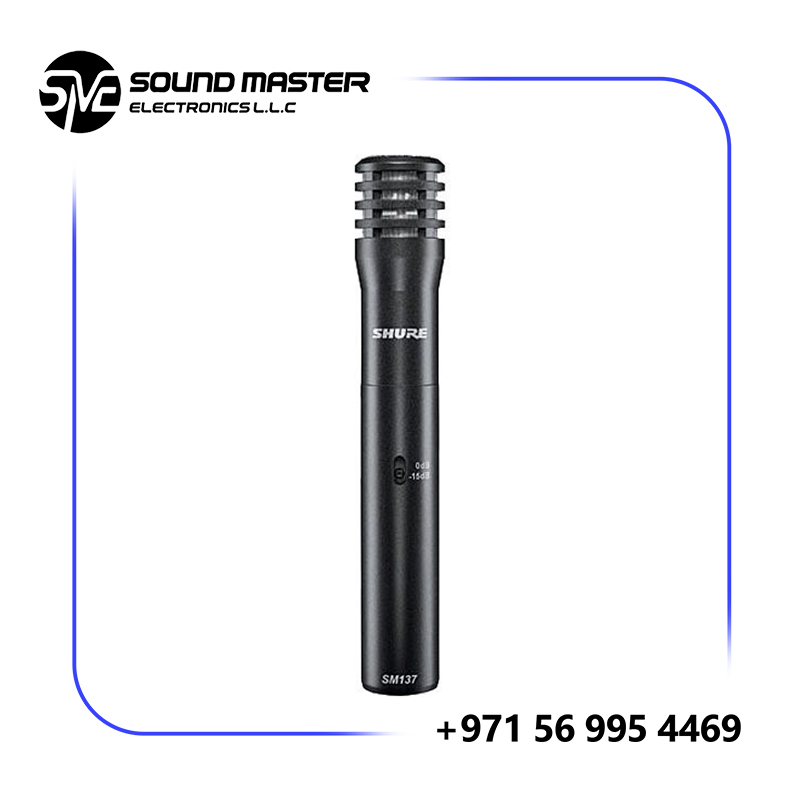 Shure SM137 Small-Diaphragm Cardioid Condenser Microphone