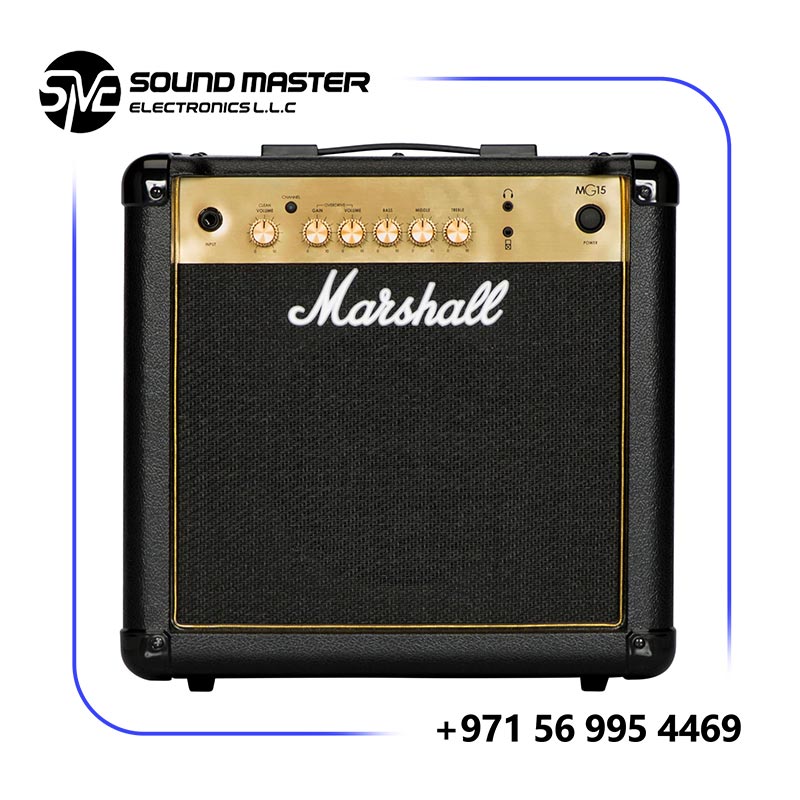 Marshall MG15G 15W Black and Gold Guitar Combo Amp