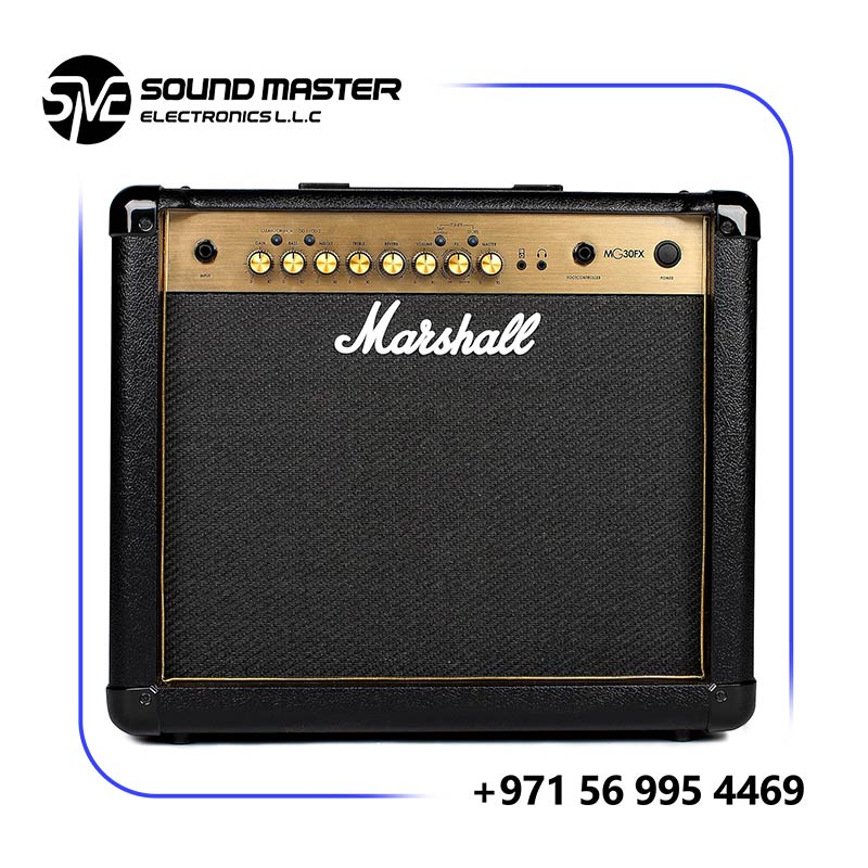 Marshall MG30GFX Black and Gold 30W Guitar Combo Amp with Effects