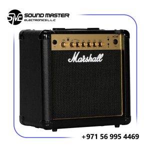 Marshall MG15GR 15W Black and Gold Guitar Combo Amp With Reverb