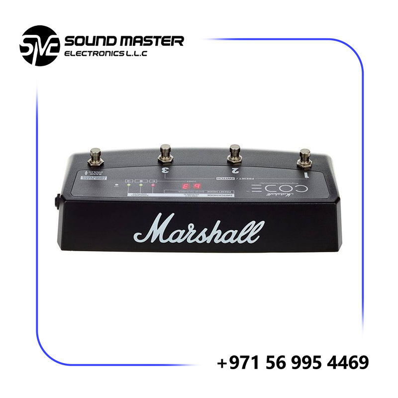 S2 Marshall PEDL-91009 4-way Programmable Footswitch for CODE Amps