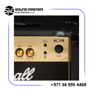 Marshall MG15GR 15W Black and Gold Guitar Combo Amp With Reverb