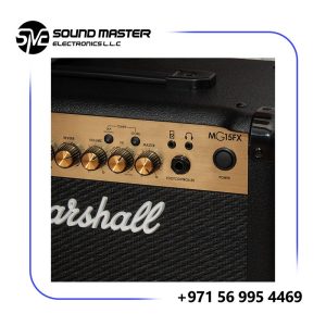 Marshall MG15GFX Black and Gold 15W Guitar Combo Amp with Effects