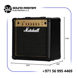 Marshall MG15GR 15W Black and Gold Guitar Combo Amp With Reverb