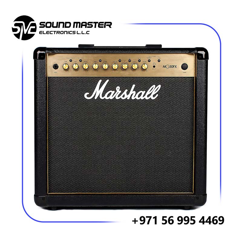 Marshall MG50GFX Black and Gold 50W Guitar Combo Amp with Effects