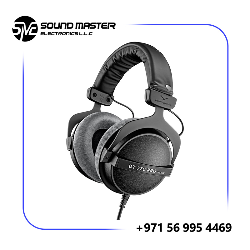 Beyerdynamic DT 770 PRO, Over-Ear Studio Headphones,Wired, 250 Ohm,Gray