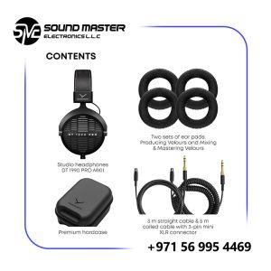 S1 Beyerdynamic DT 1990 PRO MKII Over-Ear Open-Back Premium Tesla Studio Headphones for mixing, Mastering and Editing