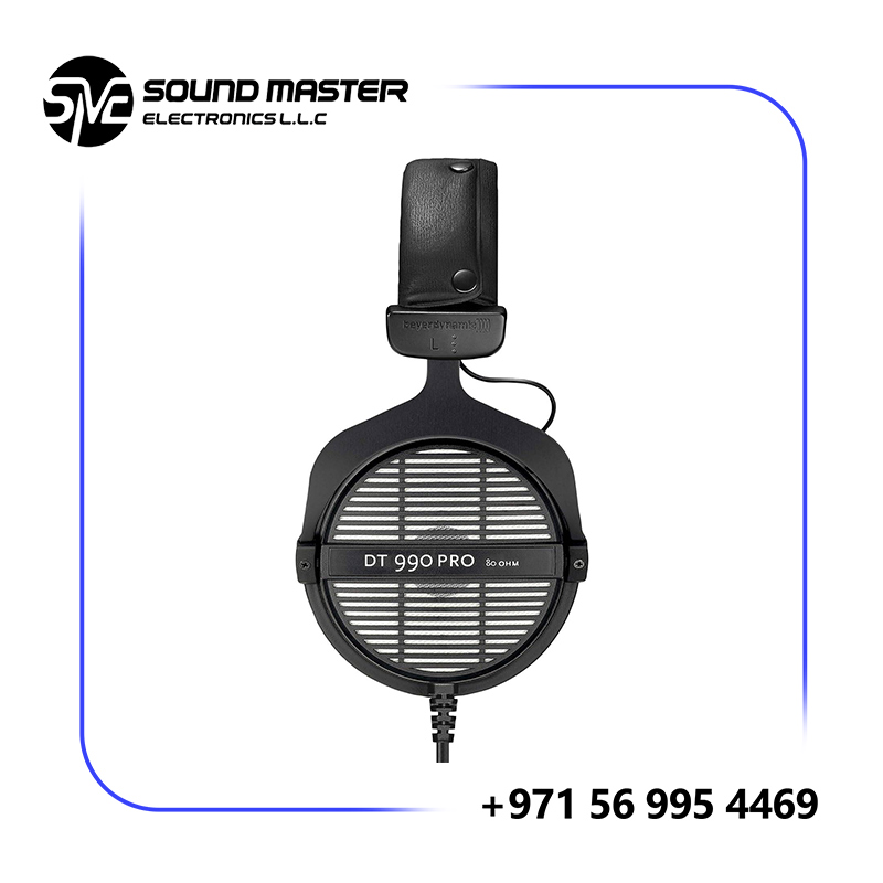 S2 Beyerdynamic DT 990 PRO, 80 Ohm, Open Back, Over Ear, Wired Professional Studio Headphones , Gray