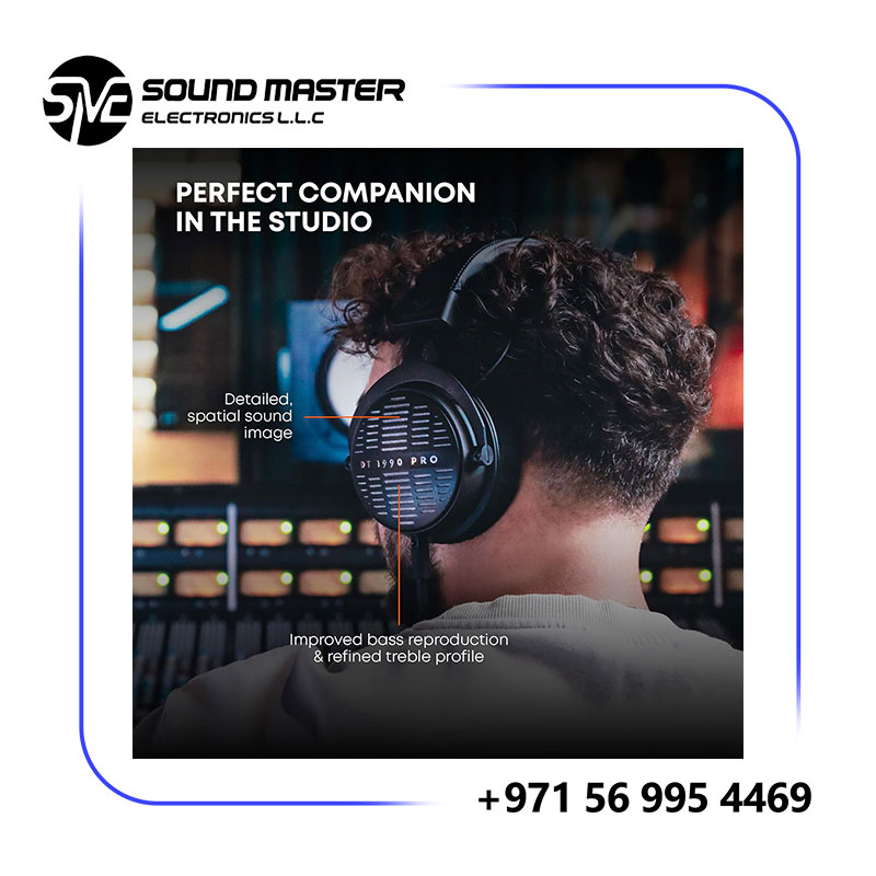 S4 Beyerdynamic DT 1990 PRO MKII Over-Ear Open-Back Premium Tesla Studio Headphones for mixing, Mastering and Editing