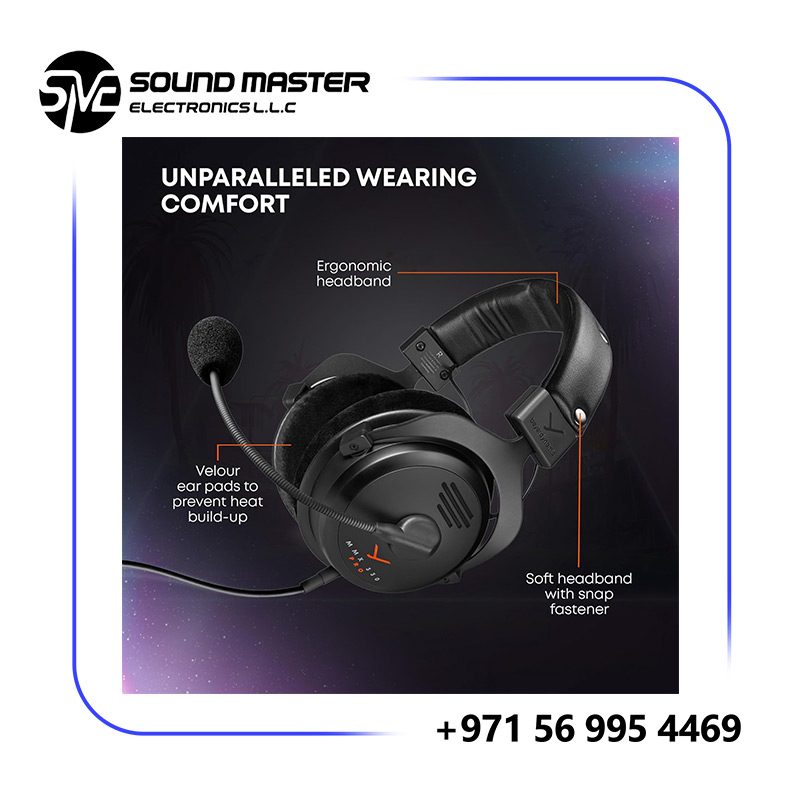 S4 Beyerdynamic MMX 330 Pro Open-Back Gaming Headset with Condenser Microphone