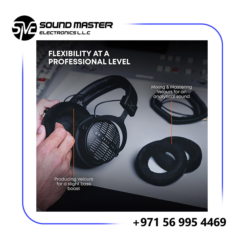 S6 Beyerdynamic DT 1990 PRO MKII Over-Ear Open-Back Premium Tesla Studio Headphones for mixing, Mastering and Editing