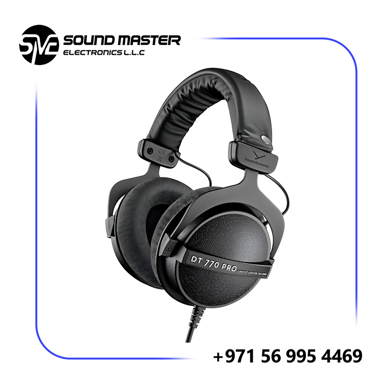 Beyerdynamic DT 770 PRO, Over-Ear Professional Studio Headphones,Wired, 250 Ohm, Black