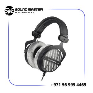 Beyerdynamic DT 990 PRO, 250 Ohm, Open Back, Over Ear, Wired Professional Studio Headphones, Gray